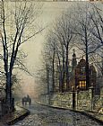 November Moonlight by John Atkinson Grimshaw